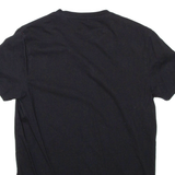 LEE Fitted Tee Mens T-Shirt Black V-Neck S