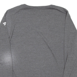 NFL Superbowl Champions Mens T-Shirt Grey Long Sleeve USA V-Neck XL