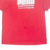 PUMA Forever Faster Mens T-Shirt Red L