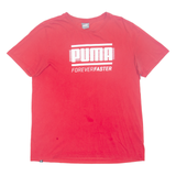 PUMA Forever Faster Mens T-Shirt Red L