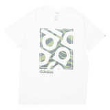 ADIDAS Mens T-Shirt White M