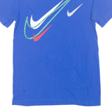 NIKE Swoosh Slim Fit Mens T-Shirt Blue S