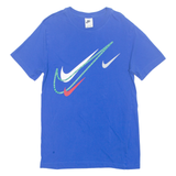 NIKE Swoosh Slim Fit Mens T-Shirt Blue S