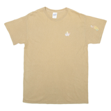 GILDAN Womens T-Shirt Brown M