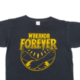 GILDAN Wakanda Forever Womens T-Shirt Black L