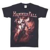 FRUIT OF THE LOOM Hammer Fall Mens T-Shirt Black S
