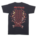 FRUIT OF THE LOOM Hammer Fall Mens T-Shirt Black S