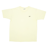REEBOK Mens T-Shirt Yellow XL