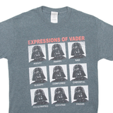 GILDAN Expressions Of Vader Mens T-Shirt Grey S
