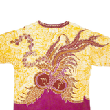 KERIS FASHION Peacock Mens T-Shirt Brown S