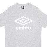 UMBRO Mens T-Shirt Grey L