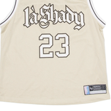 LA SHADY Womens Jersey Beige Sleeveless USA S