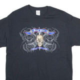 GILDAN Metal Scar Mens T-Shirt Black M