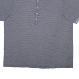 TED BAKER Mens Polo Shirt Black Striped M