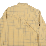 TIMBERLAND Mens Shirt Beige Check Long Sleeve S