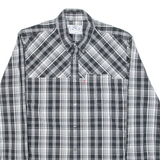 LEVI'S Mens Shirt Blue Check Long Sleeve M