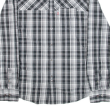 LEVI'S Mens Shirt Blue Check Long Sleeve M