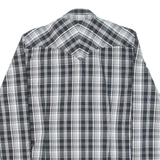 LEVI'S Mens Shirt Blue Check Long Sleeve M