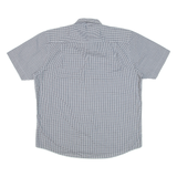 PIERRE CARDIN Mens Shirt Blue Check 2XL