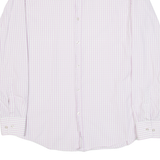 HUGO BOSS Slim Fit Mens Shirt Purple Gingham Long Sleeve M