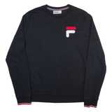 FILA Mens Sweatshirt Black M