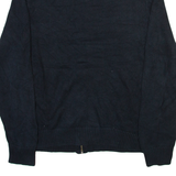 TOMMY HILFIGER Mens Jumper Black Tight Knit M