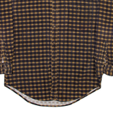 AMERICAN OUTPOST Mens Shirt Brown Geometric Long Sleeve L