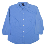 GAP Womens Plain Shirt Blue Long Sleeve L