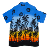 ON GEAR Mens Hawaiian Shirt Blue Floral M