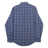 TOMMY BAHAMA Mens Shirt Blue Check Long Sleeve S