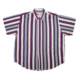 MERONA Mens Shirt White Striped XL