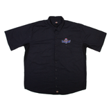 DICKIES Echine Shop Mens Plain Shirt Black 2XL