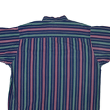HONORS Mens Shirt Blue Striped XL