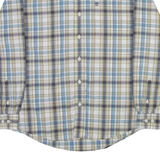 TIMBERLAND Mens Shirt Grey Check Long Sleeve M