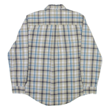TIMBERLAND Mens Shirt Grey Check Long Sleeve M