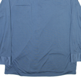 Mens Plain Shirt Blue Long Sleeve L