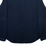 DIESEL Mens Plain Shirt Blue Long Sleeve M