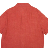 BANANA REPUBLIC Mens Plain Shirt Red M