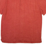 BANANA REPUBLIC Mens Plain Shirt Red M