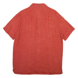 BANANA REPUBLIC Mens Plain Shirt Red M