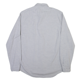 TOMMY BAHAMA Mens Plain Shirt Grey Long Sleeve M