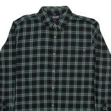 TIMBERLAND Mens Shirt Grey Check Long Sleeve L