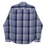 CALVIN KLEIN JEANS Mens Shirt Blue Check Long Sleeve M