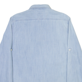 LEVI'S Mens Plain Shirt Blue Long Sleeve M