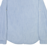 LEVI'S Mens Plain Shirt Blue Long Sleeve M