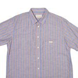 WRANGLER Mens Shirt Blue Striped M