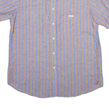 WRANGLER Mens Shirt Blue Striped M