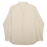 TIMBERLAND Mens Shirt Brown Striped Long Sleeve XL