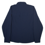 JACK WOLFSKIN Womens Plain Shirt Blue Long Sleeve M