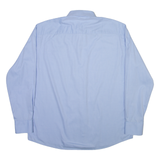 RUSSELL COLLECTION Cat Mens Plain Shirt Blue Long Sleeve M